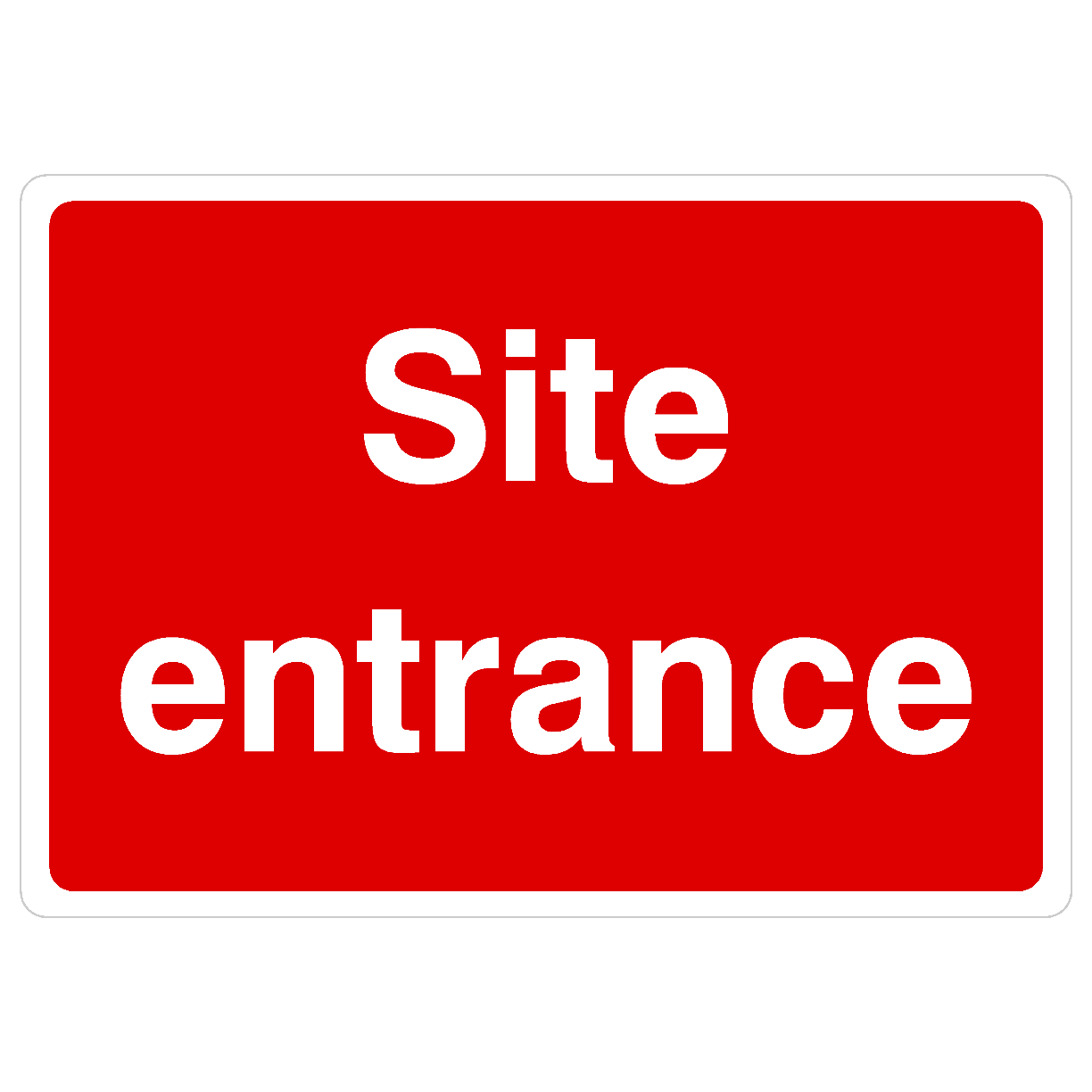 Site Entrance Sign