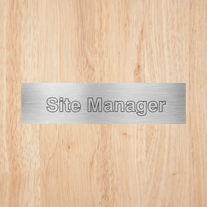 Site Manager Sign