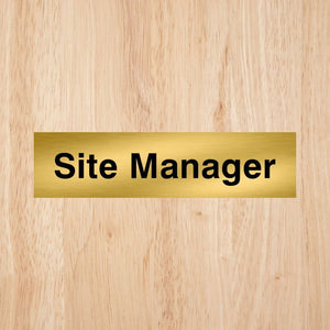 Site Manager Sign