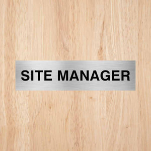 Site Manager Sign CAPS