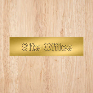 Site Office Sign