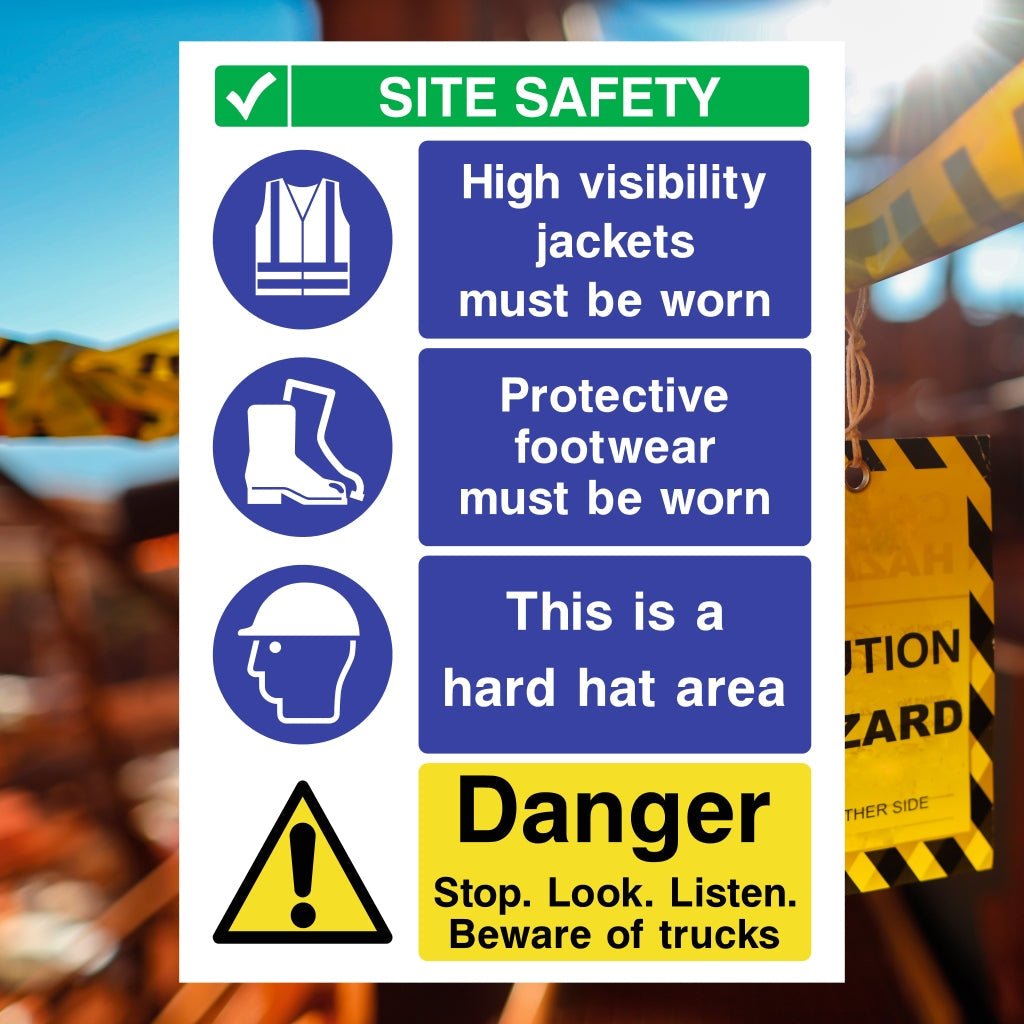 Site Safety Sign High Visibility Jackets