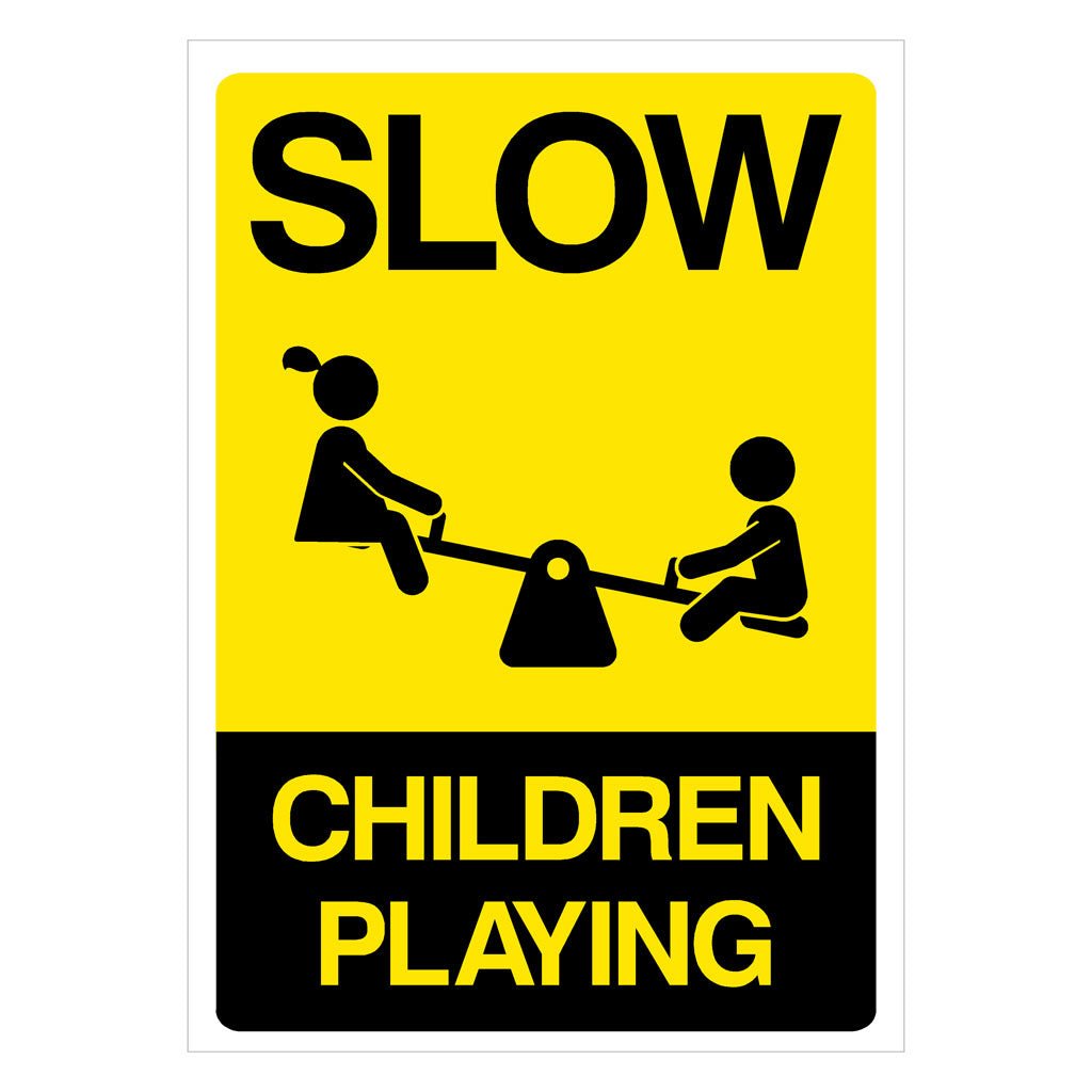 Slow Children Playing Sign