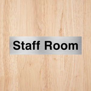 Staff Room Sign