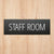 Staff Room Sign Midnight Black Landscape