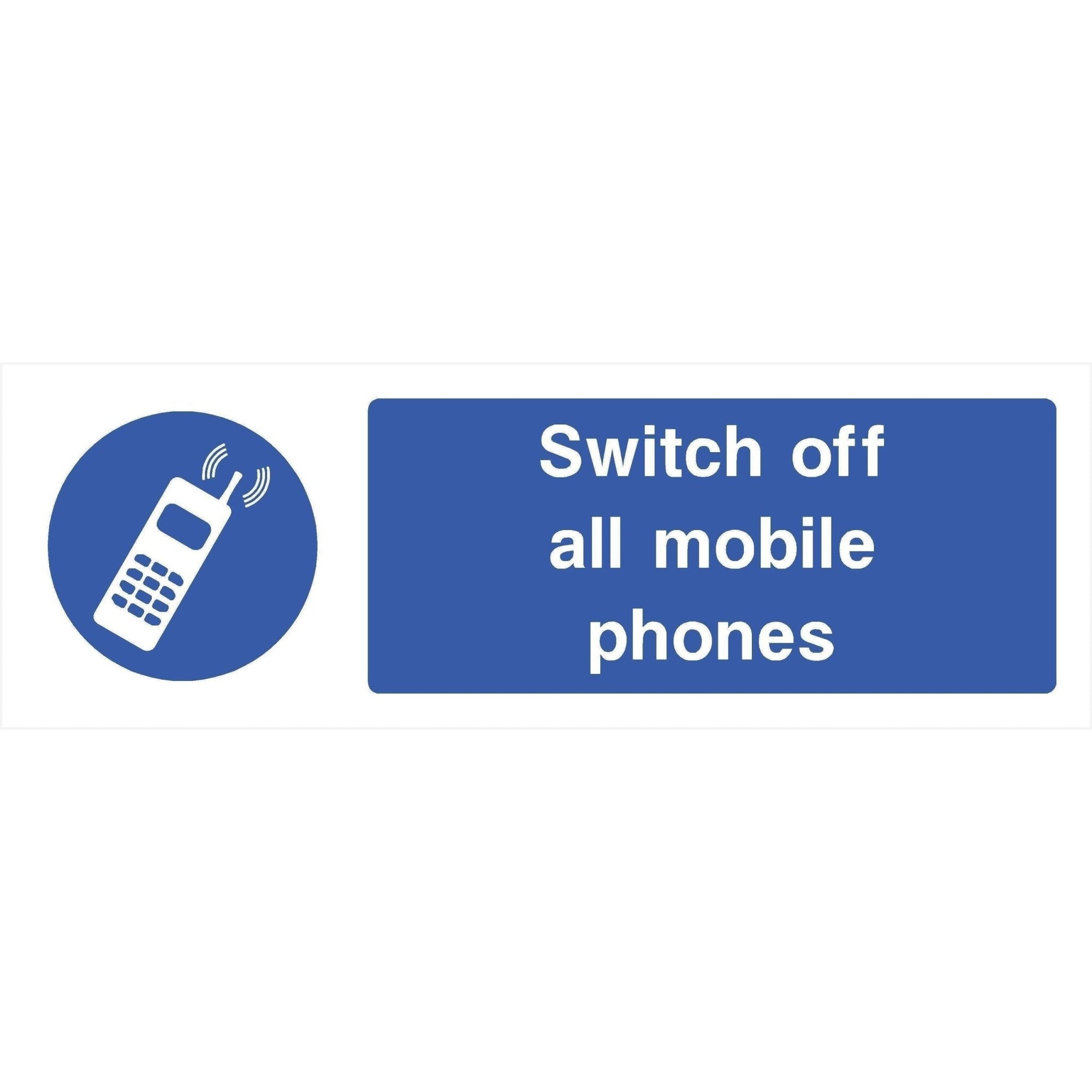 Switch Off Mobile Phones Sign Landscape