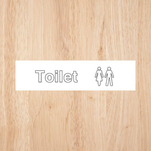 Toilet Standard Sign