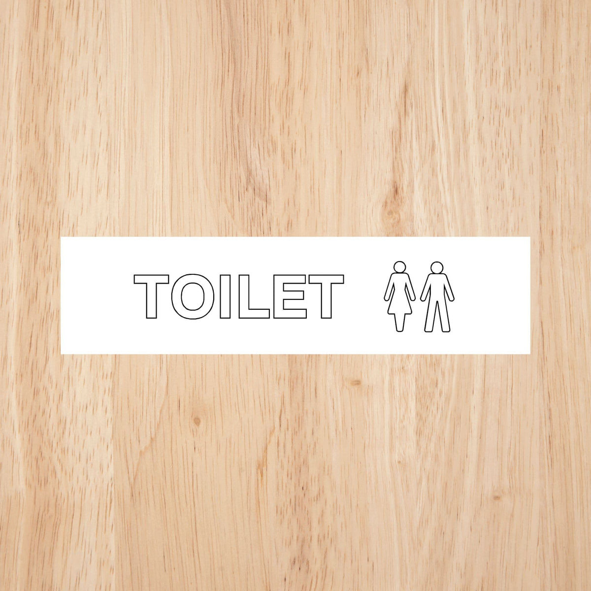 Toilet Standard Sign | CAPS