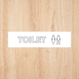 Toilet Standard Sign | CAPS