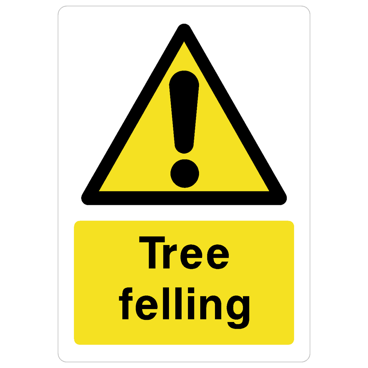 Tree Felling Sign