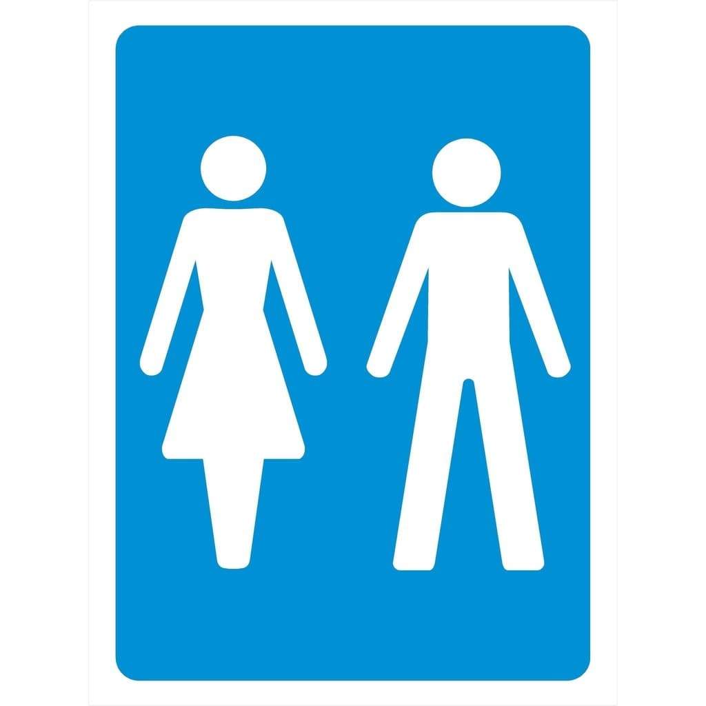 Unisex Toilet Sign
