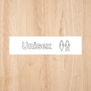 Unisex Toilet Standard Sign