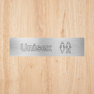 Unisex Toilet Standard Sign