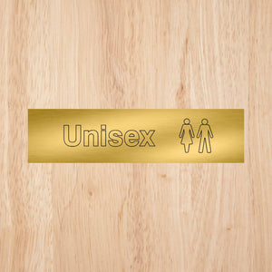 Unisex Toilet Standard Sign