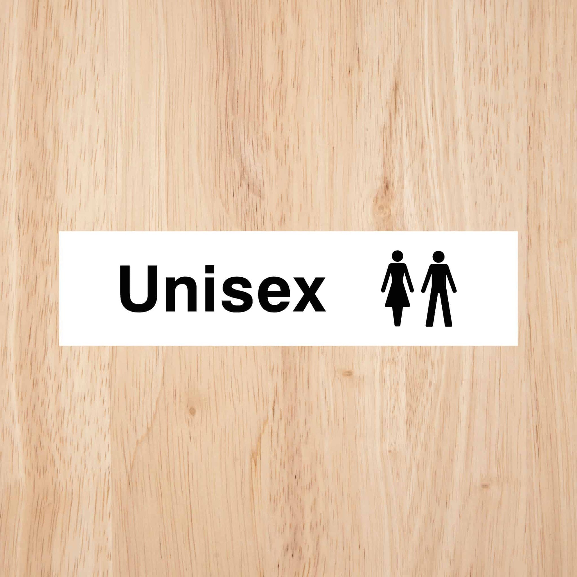 Unisex Toilet Standard Sign