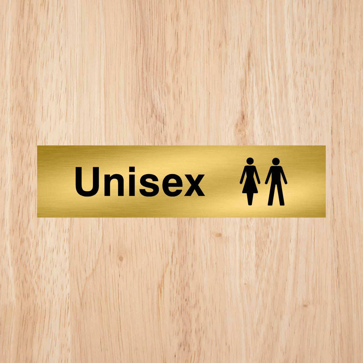 Unisex Toilet Standard Sign