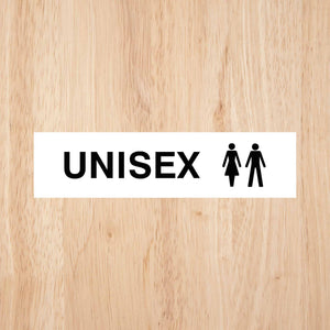 Unisex Toilet Standard Sign | CAPS