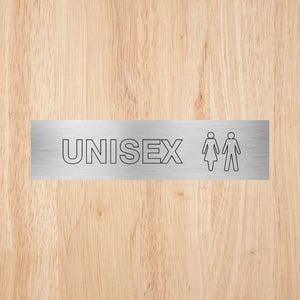 Unisex Toilet Standard Sign | CAPS