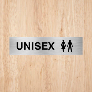 Unisex Toilet Standard Sign | CAPS