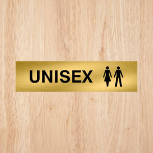 Unisex Toilet Standard Sign | CAPS