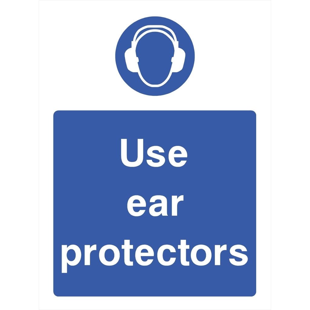 Use Ear Protectors PPE Sign