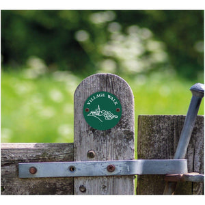 Village Walk Green Waymarker sign