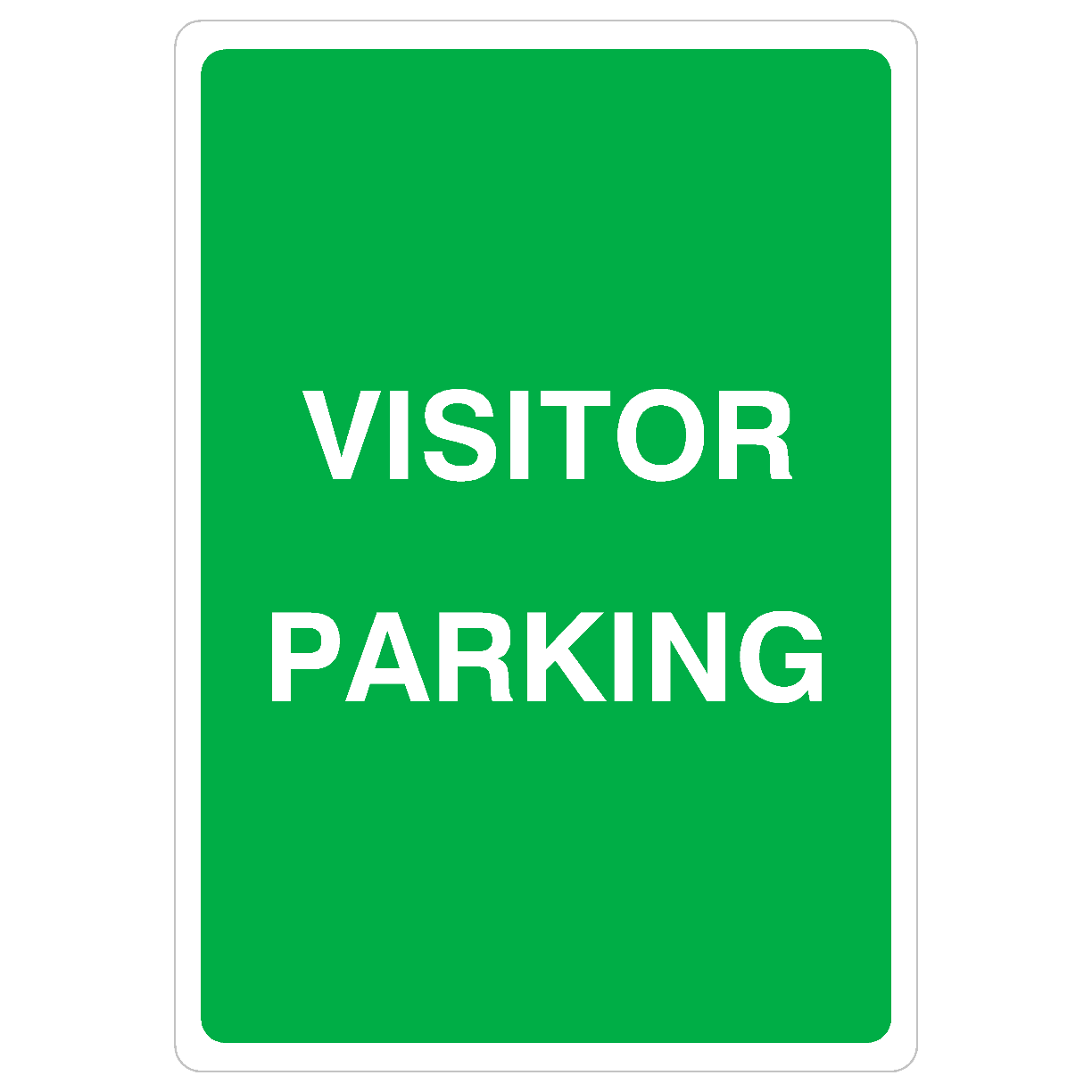 Visitor Parking Sign Portrait