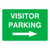 Visitor Parking Sign Right Arrow