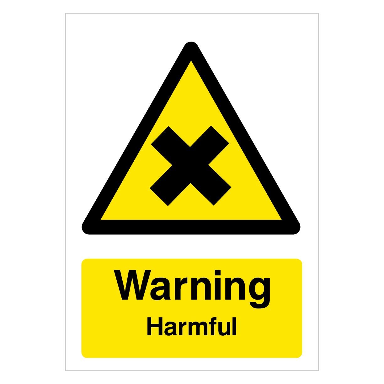 Warning Harmful Sign