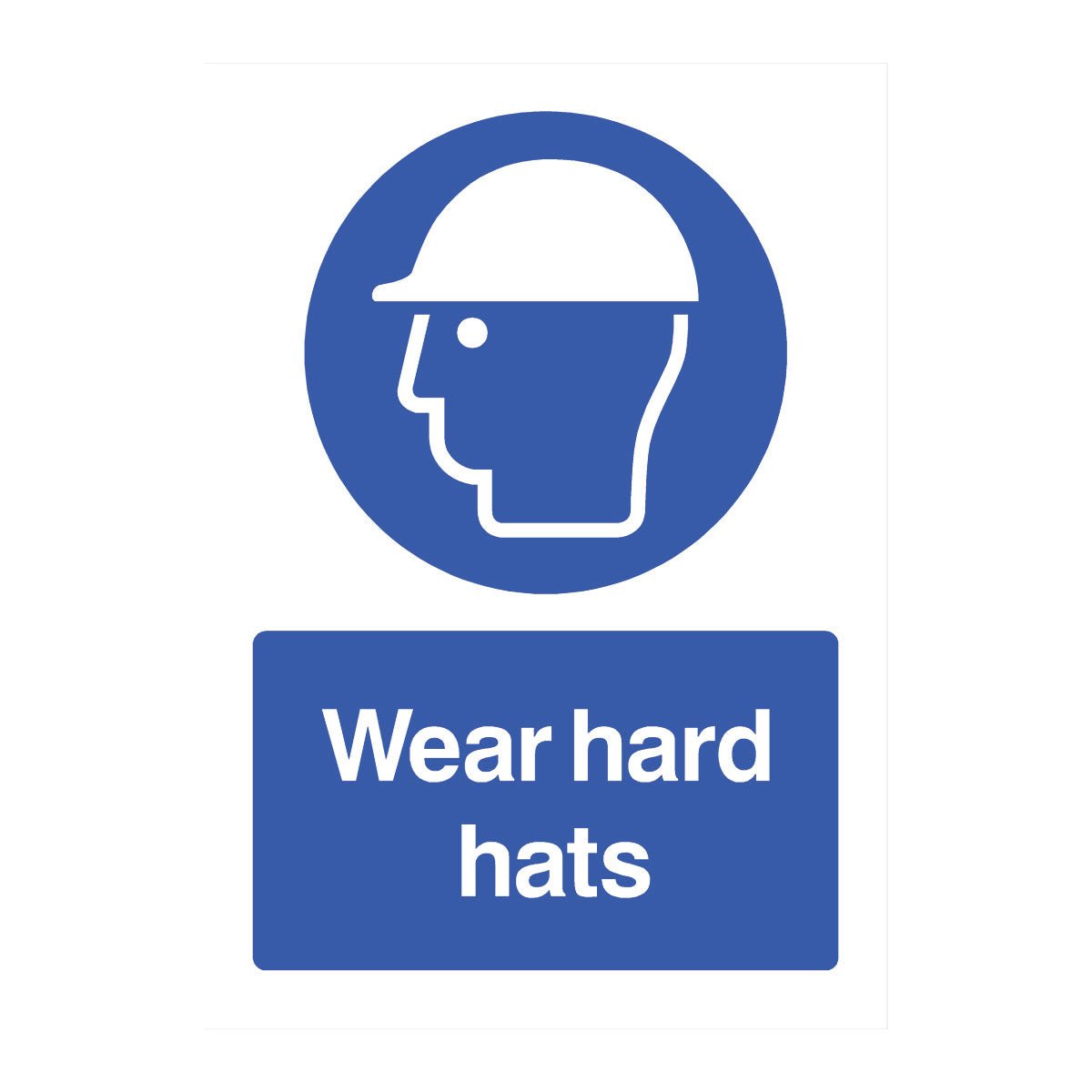 Wear Hard Hats Sign