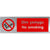 Welsh No Smoking Sign in Brushed Silver