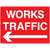 Works Traffic Sign Left Arrow