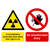 X-Ray Radiation No Unauthorised Entry Sign