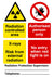 X-Ray Radiation No Unauthorised Entry Supervisor Contact Sign