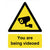 You Are Being Videoed CCTV Sign